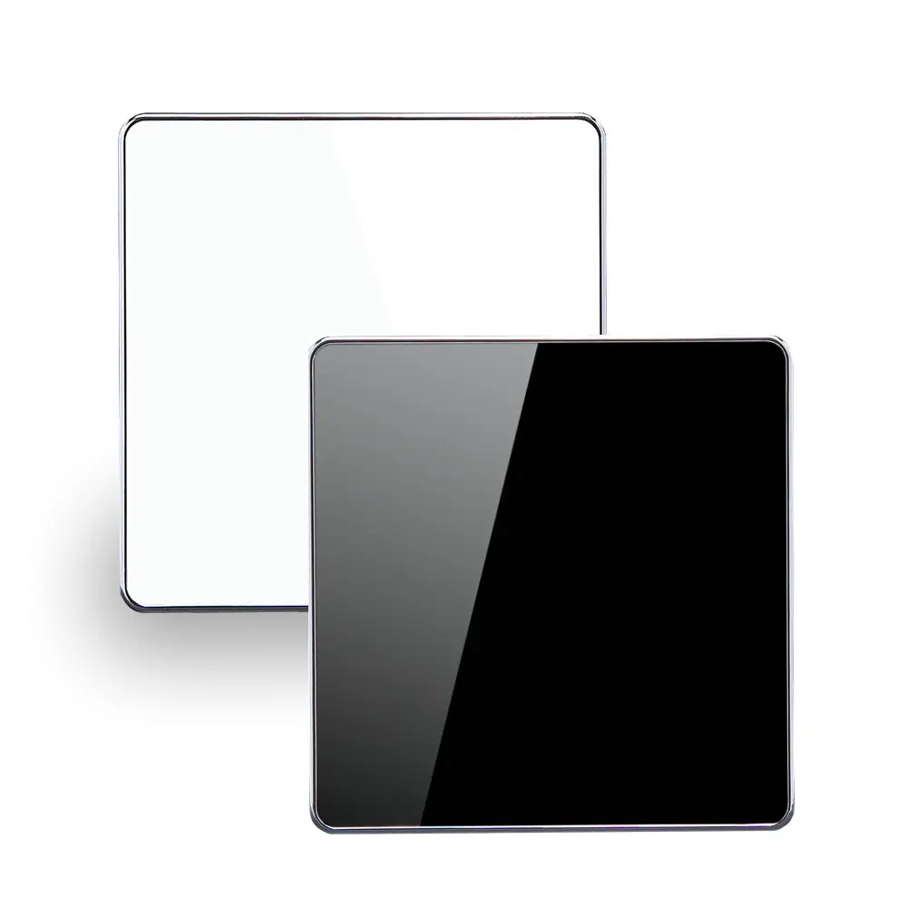 Luxury Glass Surface Home Hotel White Black Color Blank