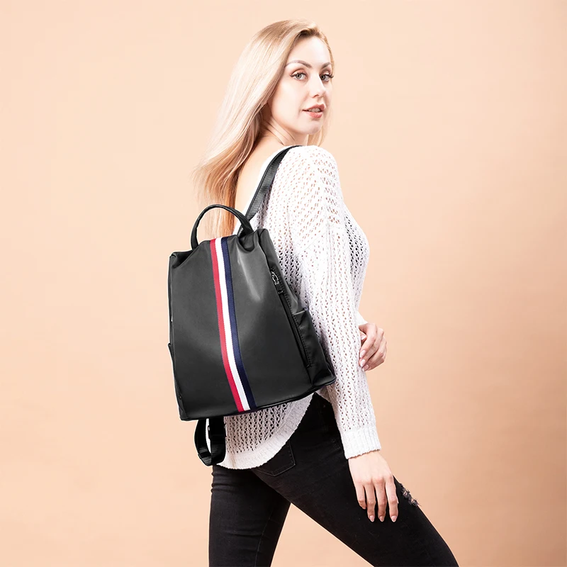 Женский противоугонный LOVEOOK, школьные портфели 15 дюймов из водонепроницаемого оксфорда для девочек подростка, облегченный повседневный рюкзак для путешествия