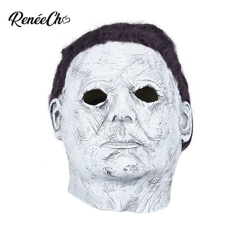 New  Michael Myers Mask Cosplay Halloween Costume For Adult 2019 new Scary Masks 100% latex Halloween ma