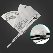 Нержавеющая сталь высокая твердость Портативный филе Тесты щуп прочный манометр ясным масштабом мост Серебряный камера измерительный инструмент