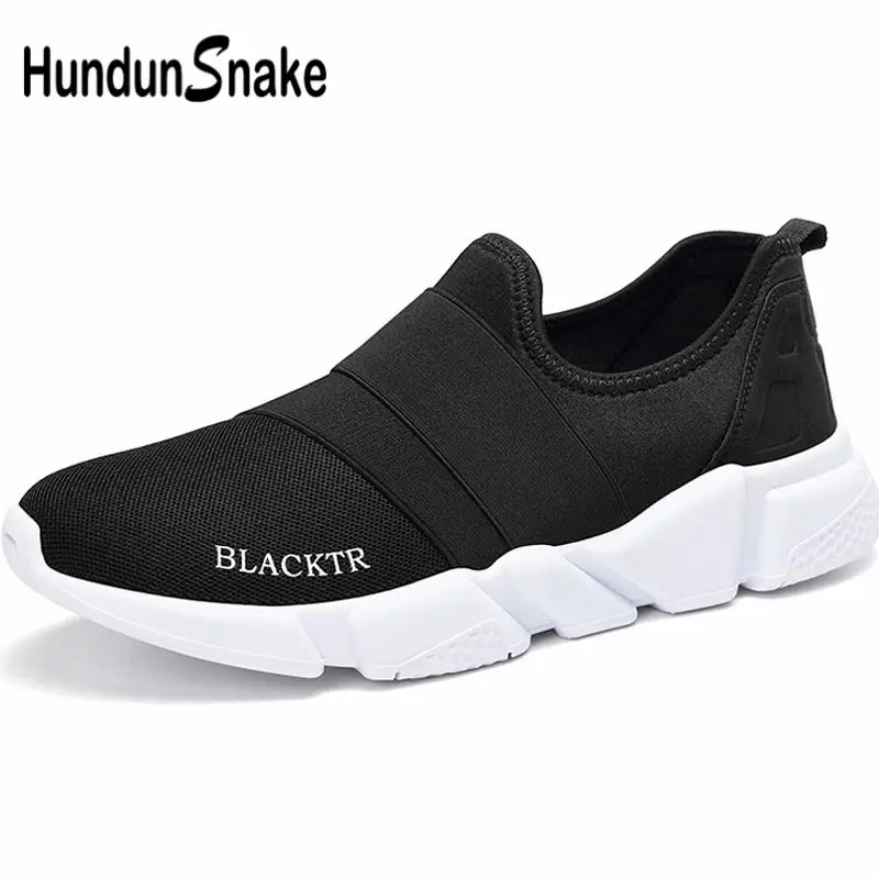

Hundunsnake Slip-On Women Sport Shoes Men Women's Running Shoes Women's Sneakers Men Gym Shoes Women Summer Footwear Black B-041