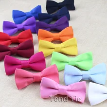 Красочные Мэтт классический маленьких Bowties мальчиков/девочек детский смокинг Bowties Собака Кошка галстук-бабочка