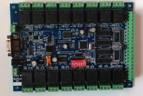 

Computer controlled relay module photoelectric isolation 16DI.16DO relay control panel serial port relay PLC