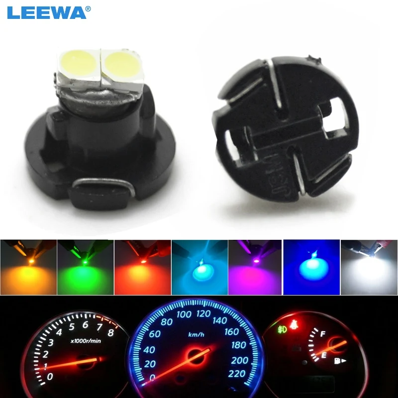 LEEWA 5 шт. T4.2 2SMD 1210/3528 приборная панель для автомобиля Светодиодная