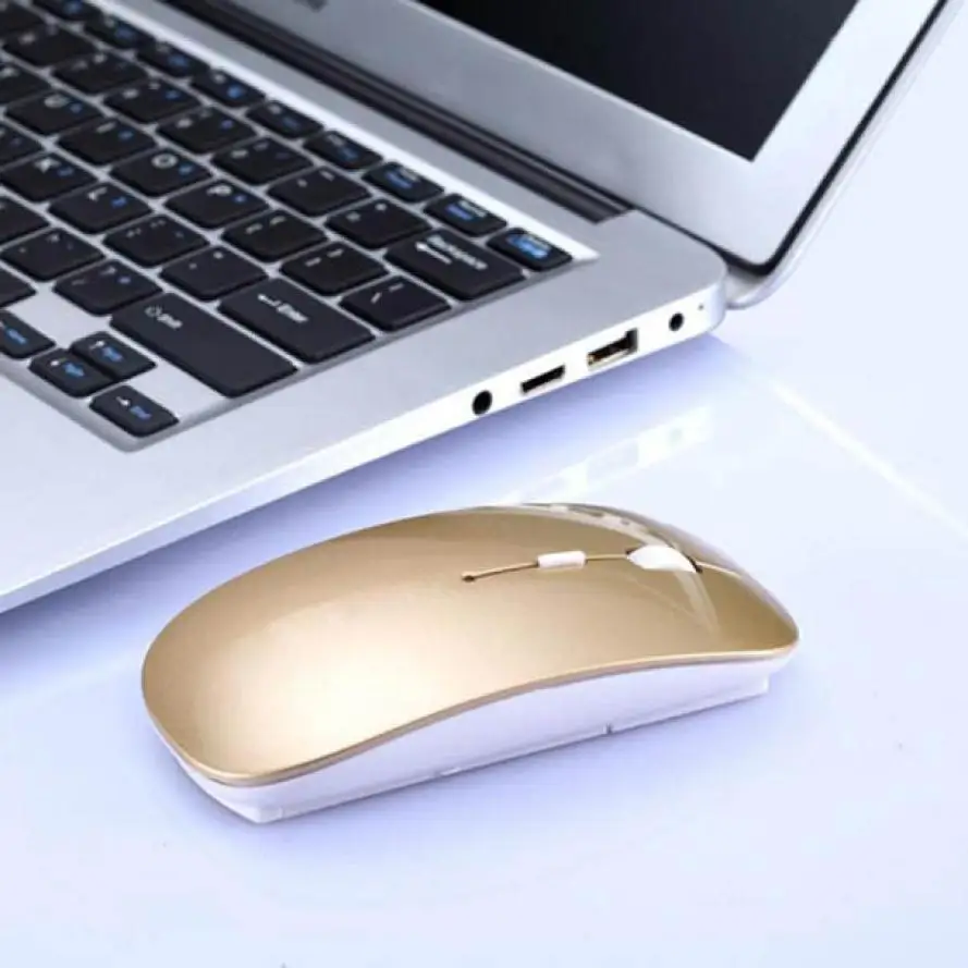 Binmer 5 цветов 2400 точек/дюйм беспроводная мышь 4 кнопки оптическая USB игровая Mause для