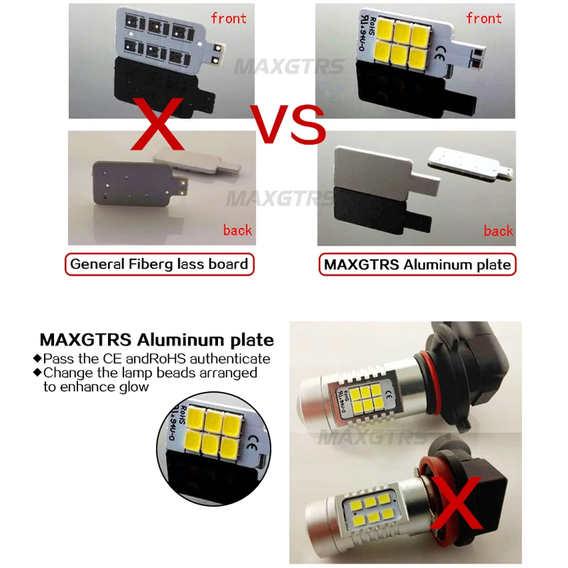2 шт. Автомобильные светодиодные лампы MAXGTRS T20 W21W 7440|car amber lights|car lightbulb led |