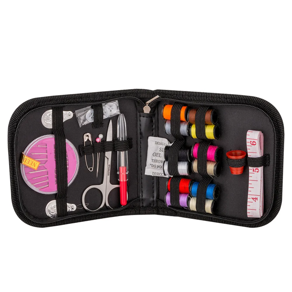 

12 Needle Portable Mini Travel Household Sewing Box Set Sewing Thread Stitches Needles Tool Set Kit Storage Bags Home Accessory