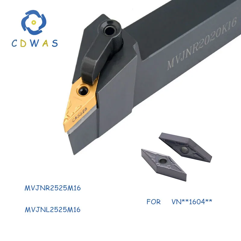 

1PC MVJNR2525M16 MVJNL2525M16 for VNMG160404 VNMG160408 carbide external tool holder MVJNR MVJNL factory direct sales