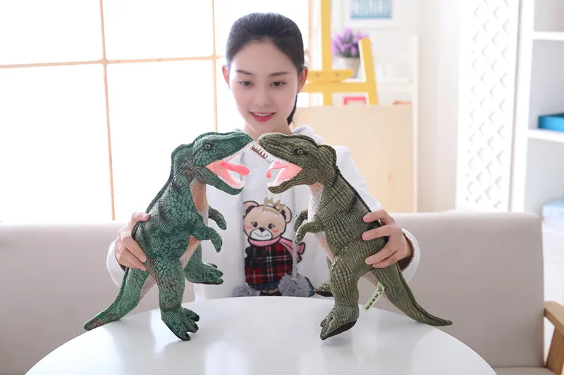 Моделирование динозавров кукла плюшевые игрушки для фотосессий тираннозавр куклу, чтобы отправить мальчиков подарки