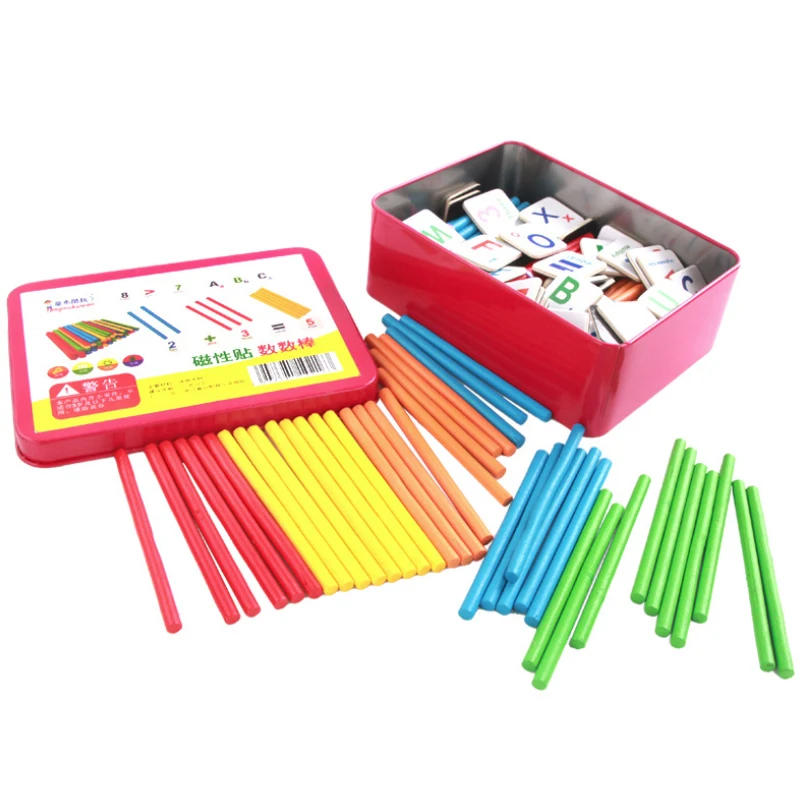  Counting Stick Magnetic Stickers Mathematics Teaching Aid Count Stick for Children Learning Mathema - 32953910528