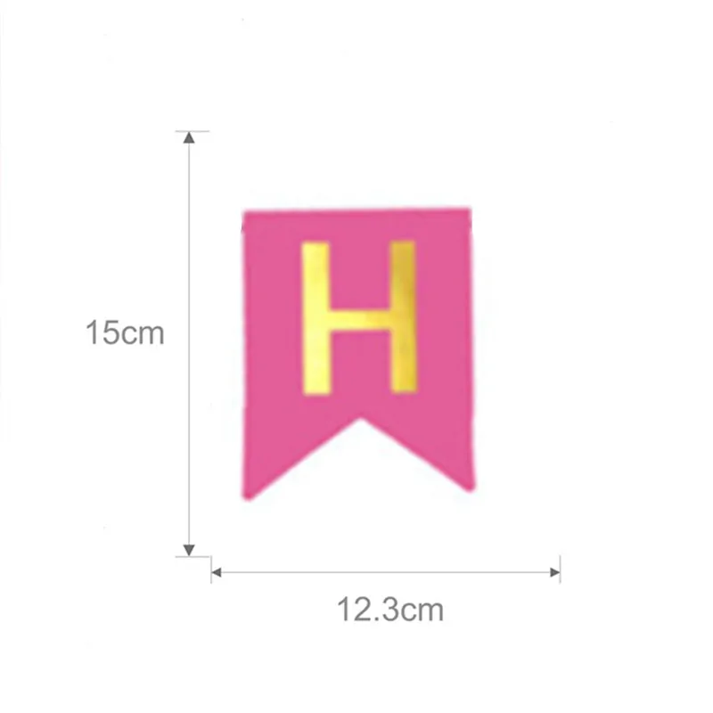 XXYYZZ украшение на день рождения розовая бумага полотенце кисточка помпон мальчик девочка с днем рождения гирлянды-флажки детские дети как вечерние su