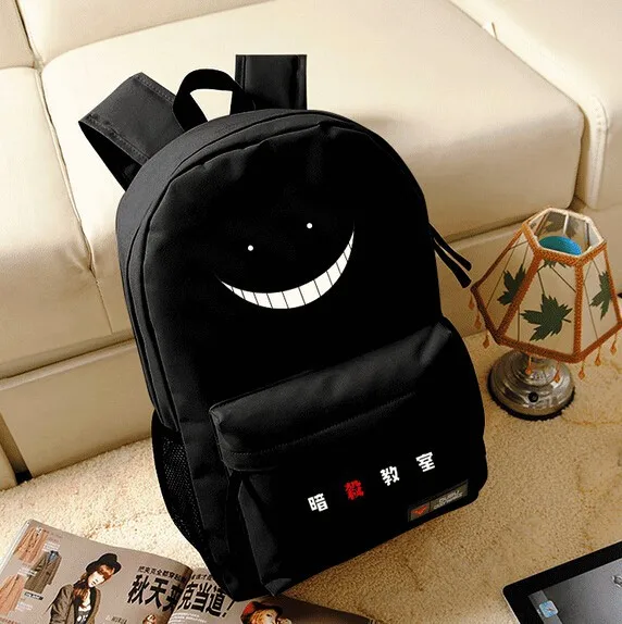 Korosensei Women Cute Backpack Anime Bookbag Assassination Classroom School Bags for Teenagers Girls Catoon Travel Bagpack