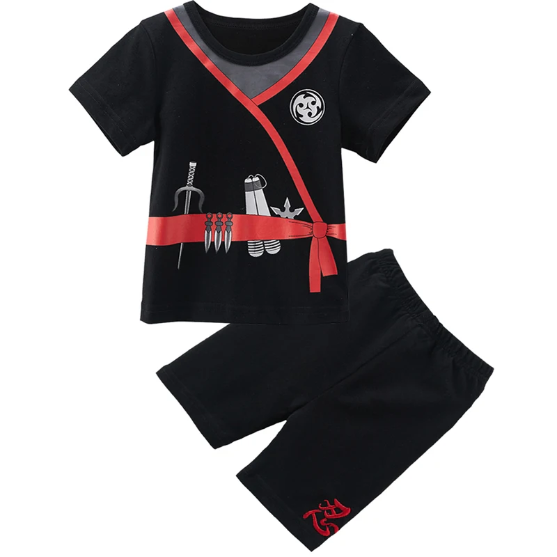 

Baby Boy Ninja Costume 2PCS Set Cute Newborn Party Tops and Pants 0-24 Months