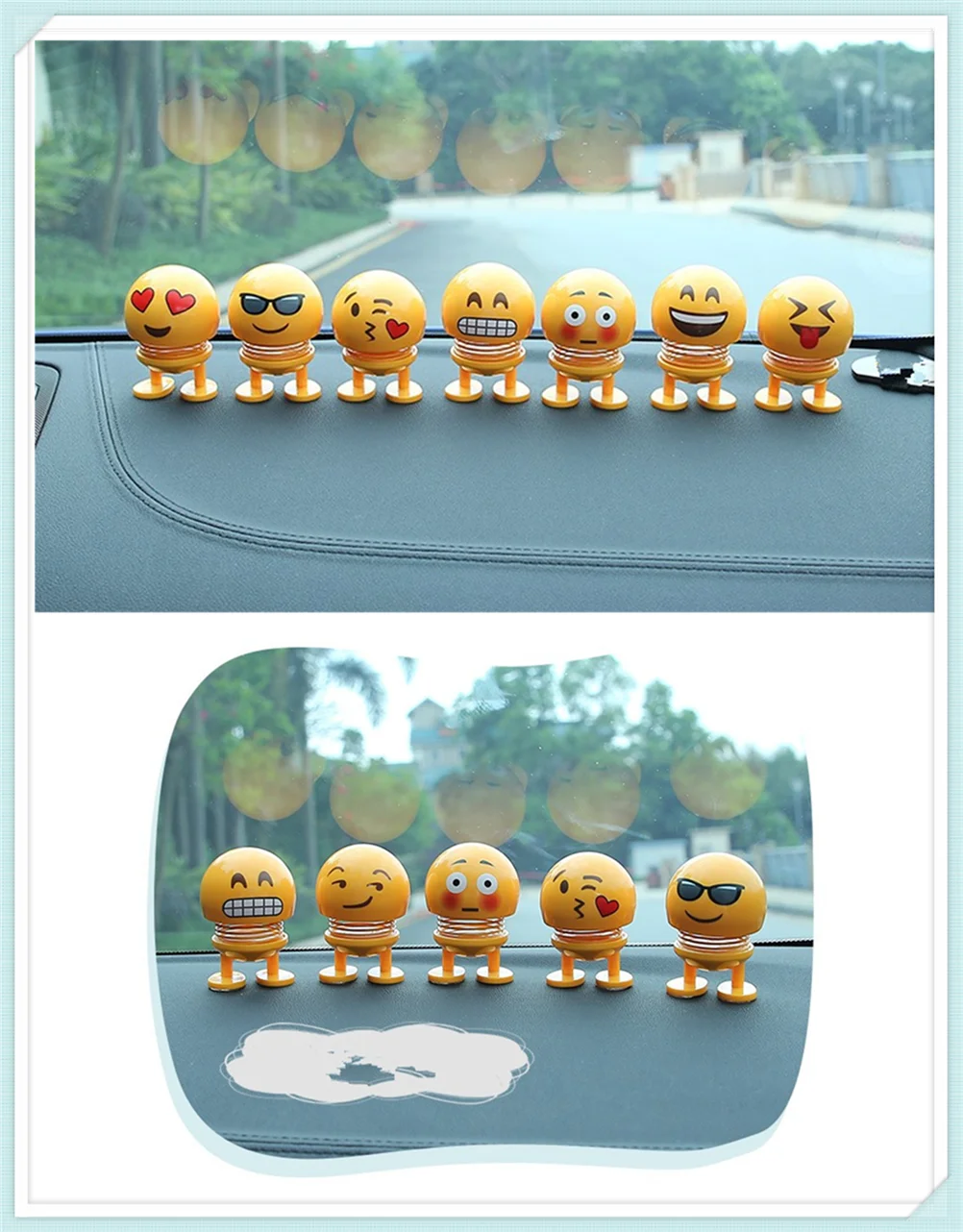 

Car styling home spring shaking head funny expression accessories for Suzuki Aerio Ciaz Equator Esteem Forenza Forsa Grand
