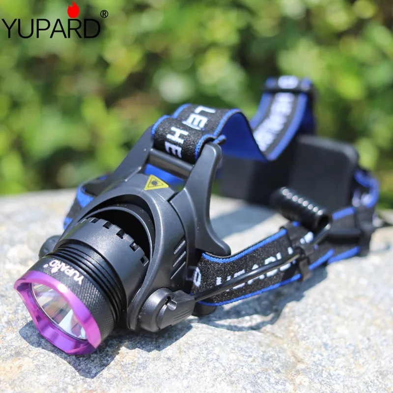 YUPARD XM-L2 светодиодный XML T6 светодиодный налобный фонарь для рыбалки кемпинга фонарик головной свет+ 2*18650 2200 мАч батарея+ зарядное устройство