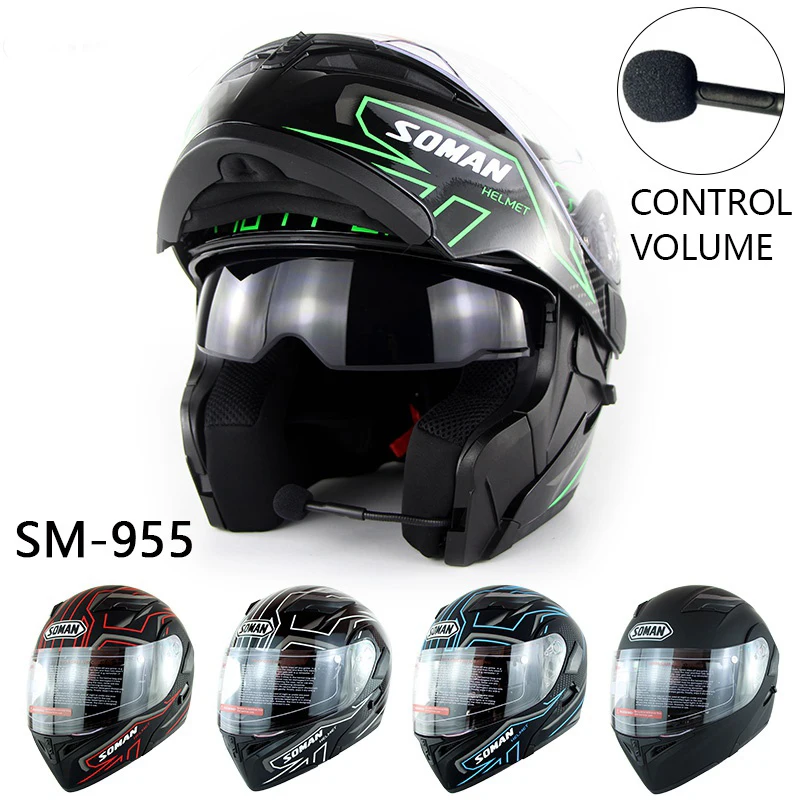 DOT Bluetooth гарнитура двойной козырек анфас шлем мотоциклетные шлемы rbike Capacetes Moto Cascoes