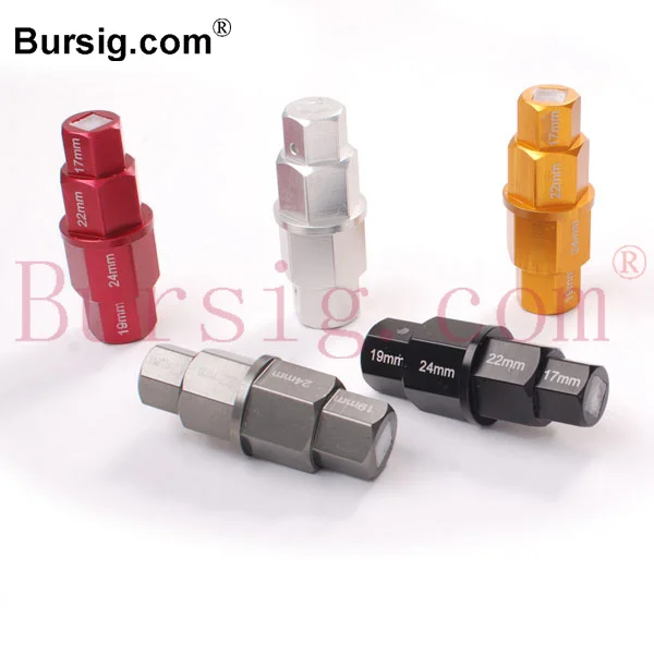 Universal Aluminum Hex Axle Tool 4 in 1 Motorcycle Front wheel 17mm