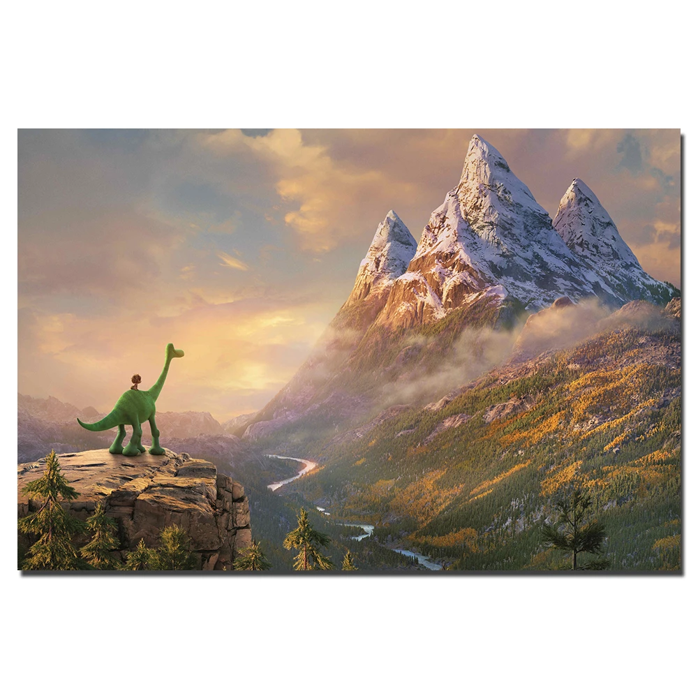 The Good Dinosaur Animation Movie Poster Canvas Painting Wall Art Home  Decor Wall Pictures Print For Living Room|Vẽ Tranh & Thư Pháp| - AliExpress