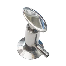19 мм 1," санитарный наконечник трехзажимной эллиптический Пробоотборный клапан для пищевой медицины из нержавеющей стали SS304 зажим Пробоотборный клапан
