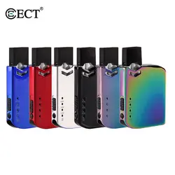 Электронная сигарета комплект ECT Робин Vape ручка комплект 2 в 1 Pod системы испаритель 420 мАч батарея 0,5 мл 1.4ohm распылитель для густая масляная