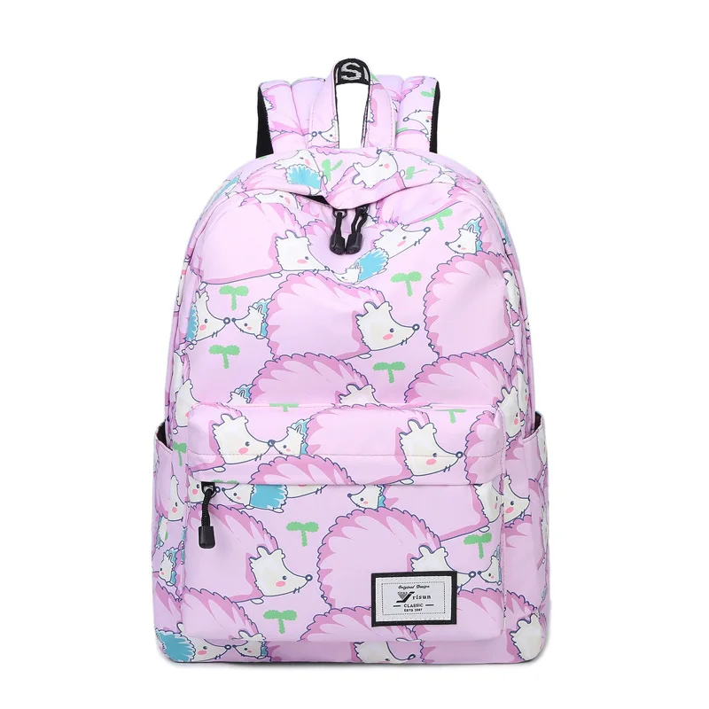 MIWIND Brand Unique Printing Backpack Women Bookbags Backpack Schoolbag
