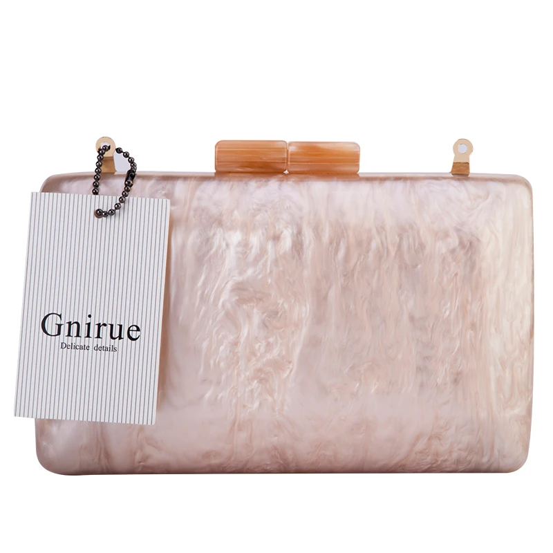 New Fashion Designer Pearlescent Acrylic Bags Elegant Women Messenger Bag Solid Evening Bag Prom Party Handbags Clutches New Fashion Designer Pearlescent Acrylic Bags Elegant Women Messenger Bag Solid Evening Bag Prom Party Handbags Clutches