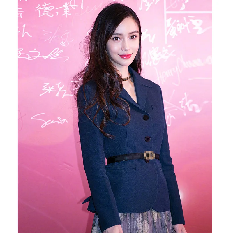 Yang Yingxing's New Spring Style English Suit Jacket 2019 Clothes Women