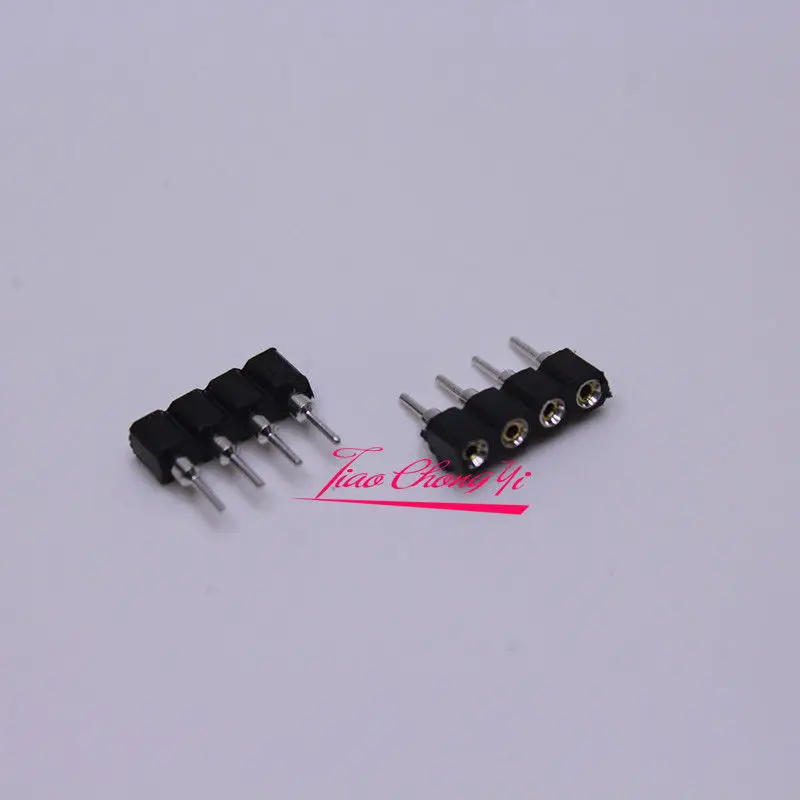 

4pin RGB connectors needle connector male to female for RGB led strip 100pcs