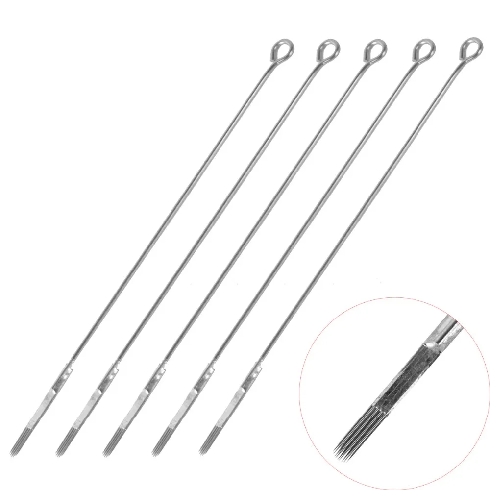 9RM Disposable Tattoo Needles with RoHS 304 Medical Stainless Steel