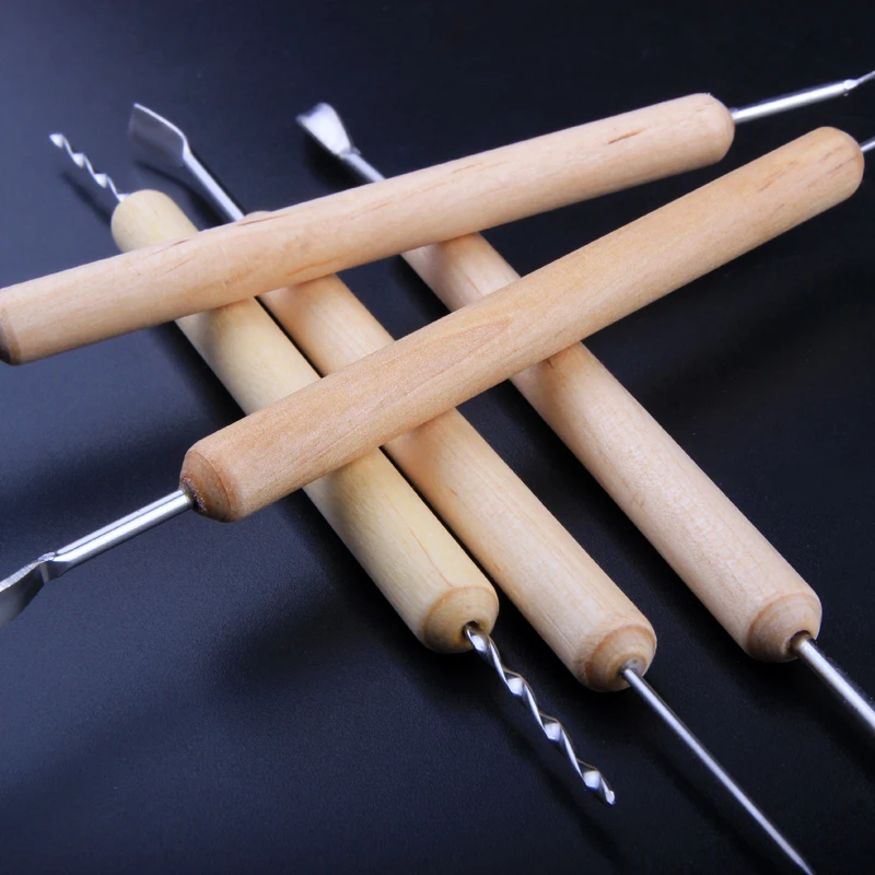Quality 14Pcs Wooden Metal Pottery Clay Tools With Case Molding Sculpture Sculpting Clay Tool Kit
