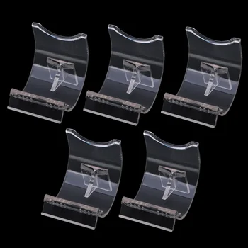 

5 Pieces Clear Lighter Display Stand Holder Support for Lighters Durable