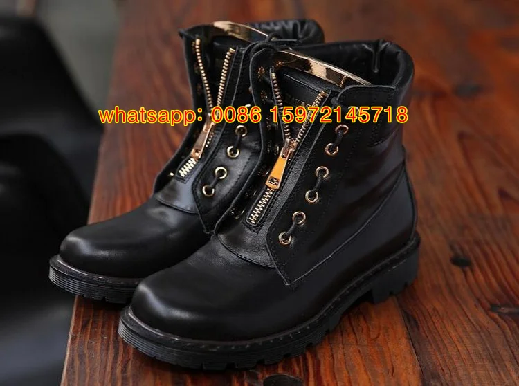 Men Women Boots Motorcycle Boots Ladies Vintage Combat Autumn Boots Army Punk Goth Ankle Shoes Black Leather Taiga Ranger Boots Boot Leopard Boots Bigboot Cuffs Aliexpress