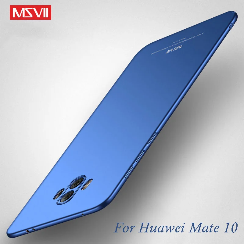 MSVII чехол для Huawei Mate 10 lite Роскошный Тонкий mate жесткий пластиковый huawei pro чехлы |