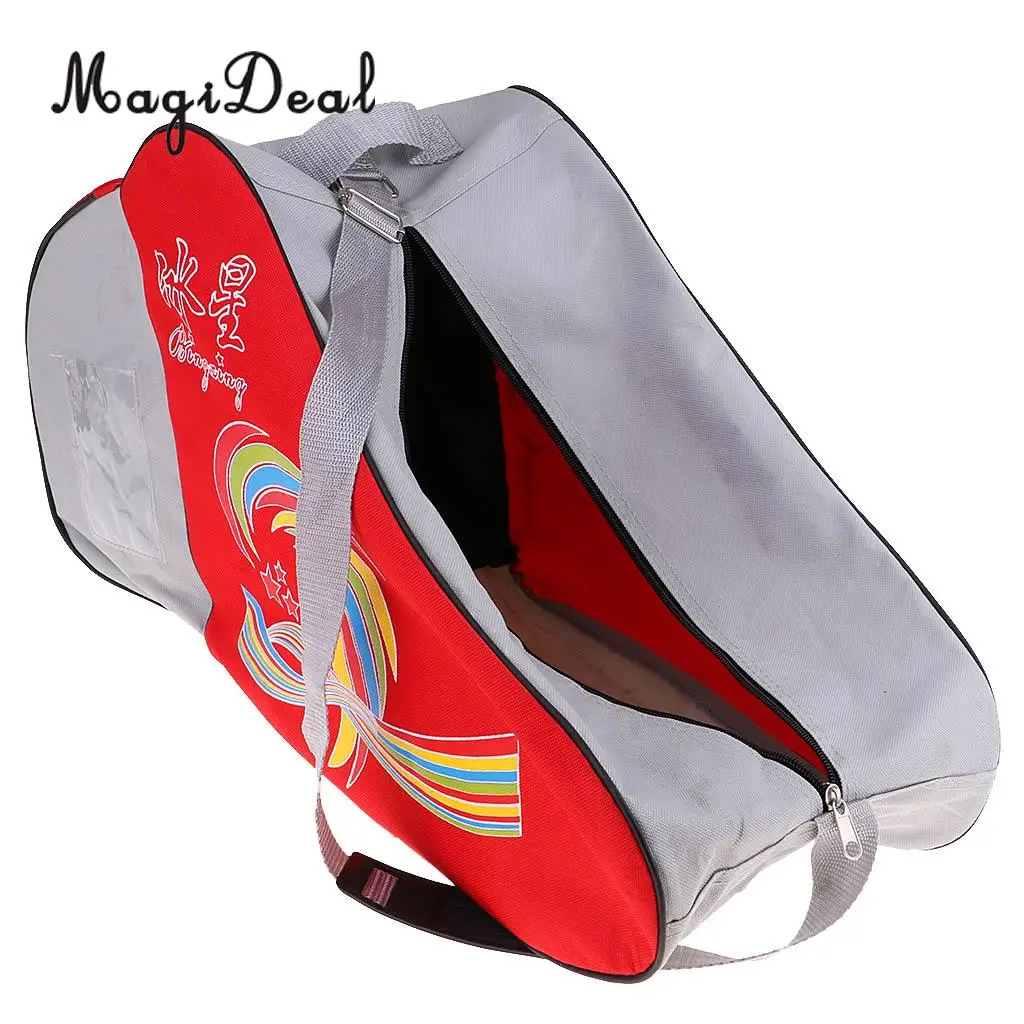 Inline Roller Skating Boots Bag Ice Hockey Skates Helmet Storage Bag