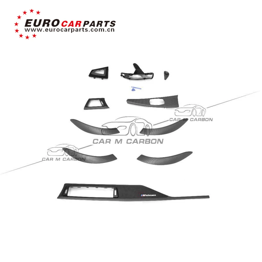 

3 series 4 series F30 F35 F32 F36 carbon finber Interior parts for F30 F32 F35 F36 to MP style carbon finber insided decoration