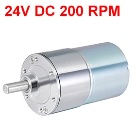 

Uxcell Newest 1PCS ZGA37RG DC24V 200RPM 7.2W Gear Motor High Torque Reduction Gearbox Eccentric Output 14.5x5.9mm DShaft for M3