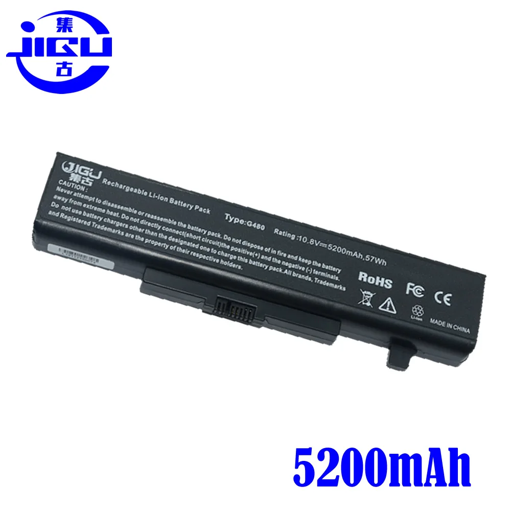 Аккумулятор JIGU для ноутбука Lenovo G480 G485 G585 G580 Y480 Y580 Z380 Z480 Z580 Z585 Z485 6 ячеек|laptop battery for