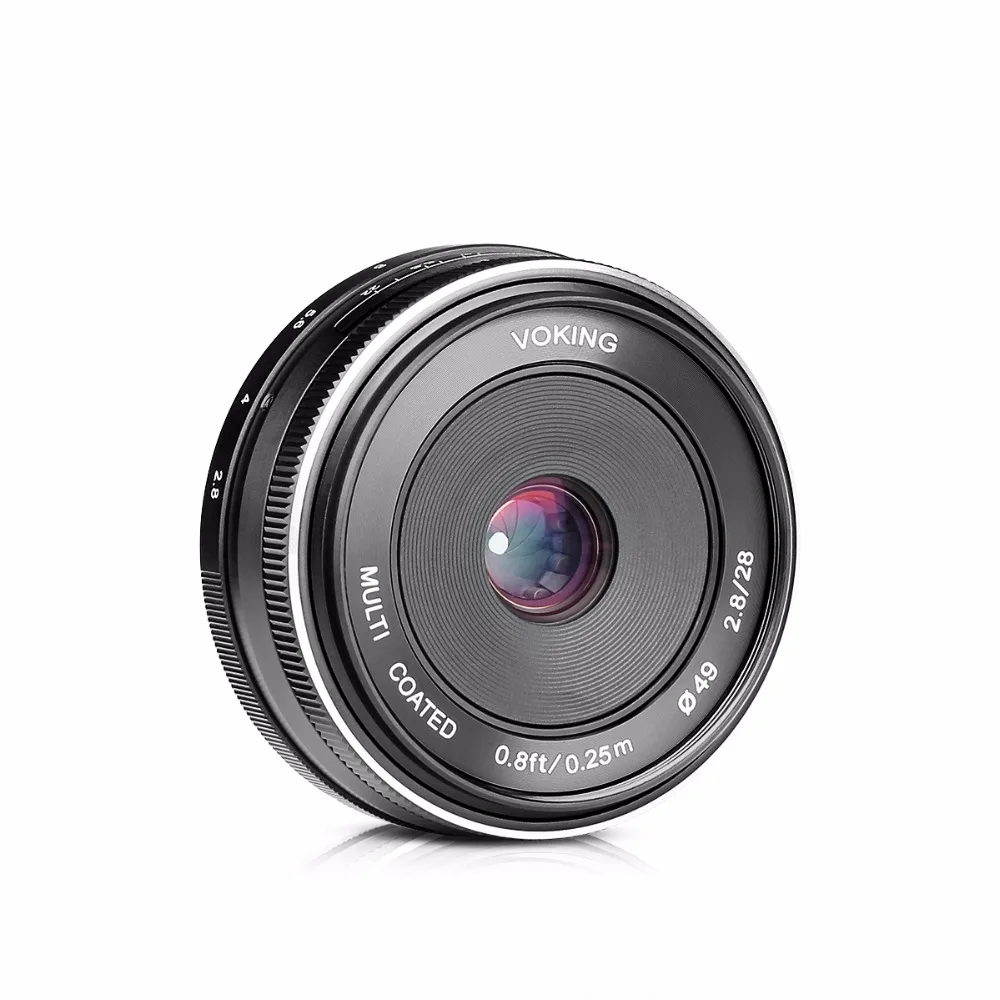 

VOKING VK-28mm f/2.8 Fixed Manual Focus Lens for Olympus Micro 4/3 EM10 Mark ii/EM5/EM1/EP5/EPL3 and Panasonic Lumix G7 Cameras