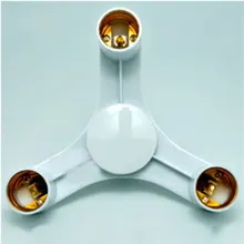 Высокое качество 3 в 1 E27 для E27 светодиодный светильник лампы Розетка сплиттер адаптер держатель для фото студии LKS99