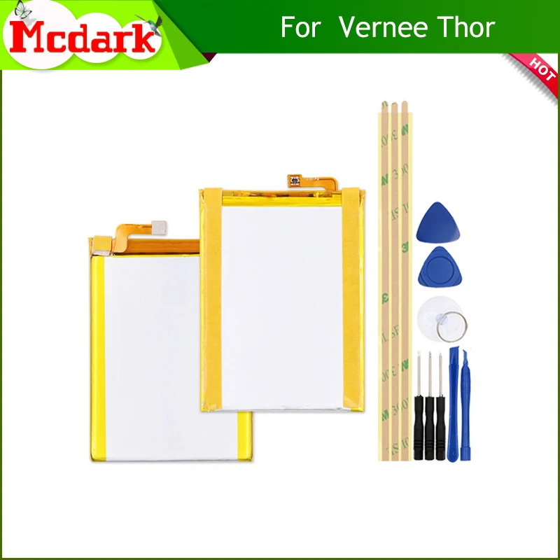 Запасная батарея Mcdark для Vernee Thor Высококачественная большой емкости 2800 мАч