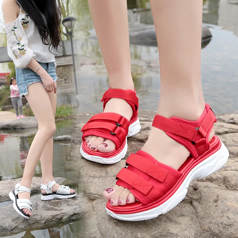 fujin women summer shoes platform sandals