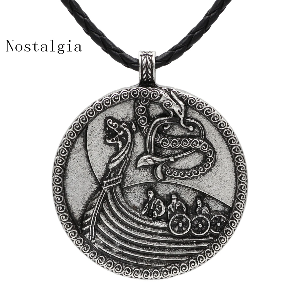 Украшения для викинга Norse античный пират двухсторонний Odin подвеска в виде