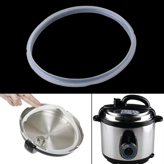 Silicone Sealing Ring Clear + Pressure Cookers Gasket + Universal  Replacement Floater and Sealer for 5/6 Quart Models