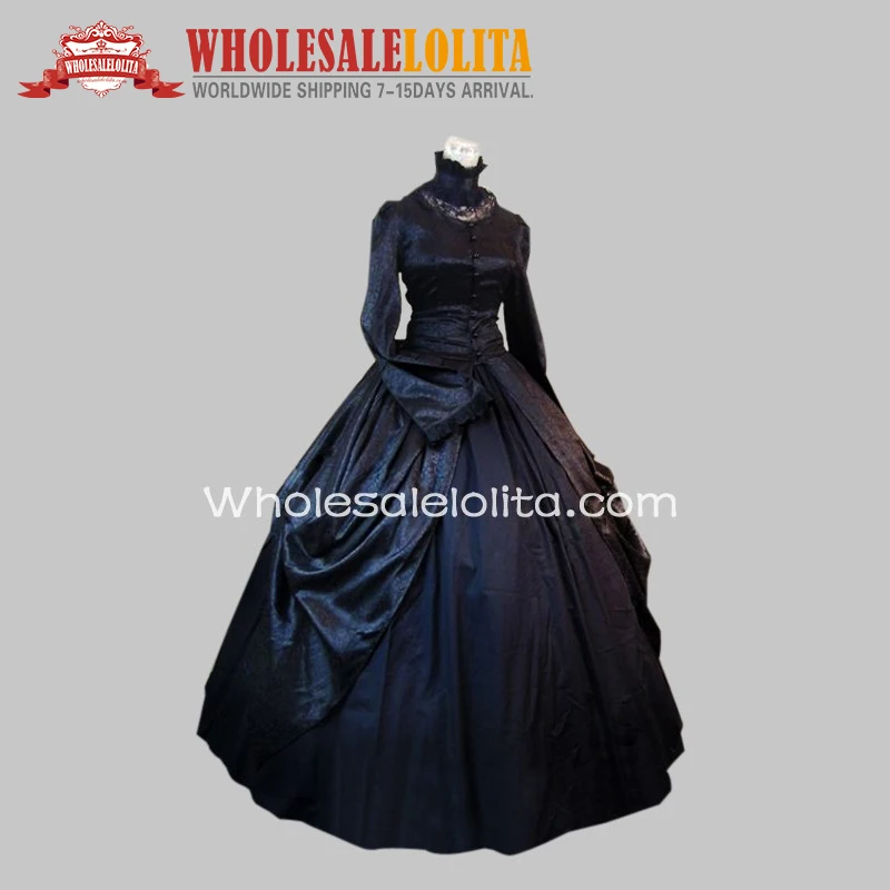 Gothic Black Brocade And Cotton Victorian Period Dress Halloween Masquerade Ball Gown Ball Gown Dress Gownvictorian Ball Gowns Aliexpress Gothic Black Brocade And Cotton Victorian Period Dress Halloween Masquerade Ball Gown Ball Gown Dress Gownvictorian Ball Gowns Aliexpress