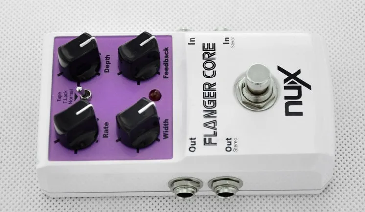 NUX Flanger Core Гитарные эффекты педаль нормальный и лента Flanger True Bypass