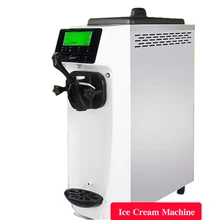 Commercial desktop soft ice cream machine small stainless steel ice cream machine soft ice cream maker