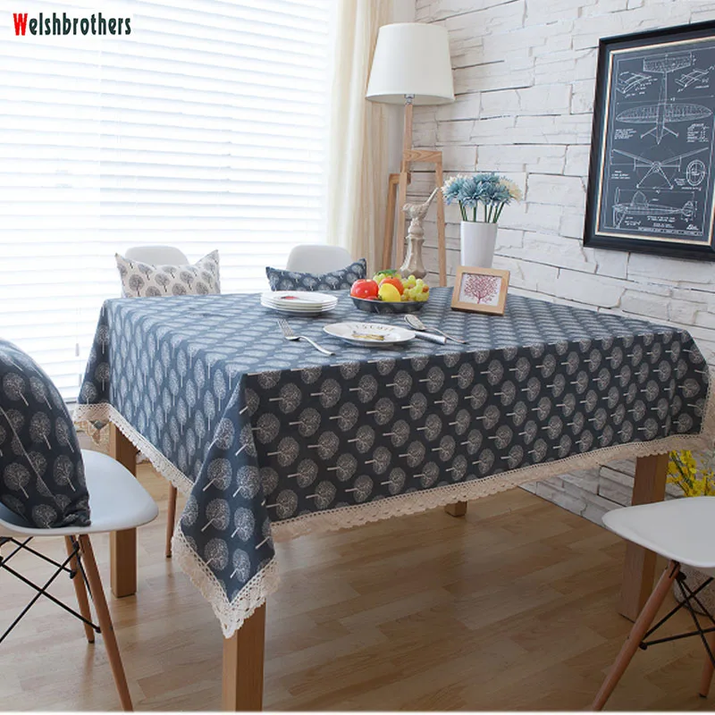 

Fashion cotton linen tablecloth fabric small fresh table cloth coffee table cloth tablecloth Christmas table table cloth One