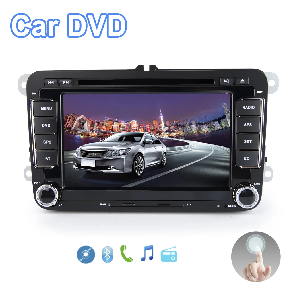Viecar 2 Din 7 ''автомобильный dvd-плеер для VW Volkswagen SEAT SKODA golf 6 passat b6 b7 с 3G USB WIFI BT IPOD FM RDS