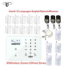 433 мГц Сенсор GSM охранная Системы С pstn ЖК-дисплей Smart Дисплей сенсорной клавиатурой Главная Охранной Сигнализации двери Сенсор DHL k9e