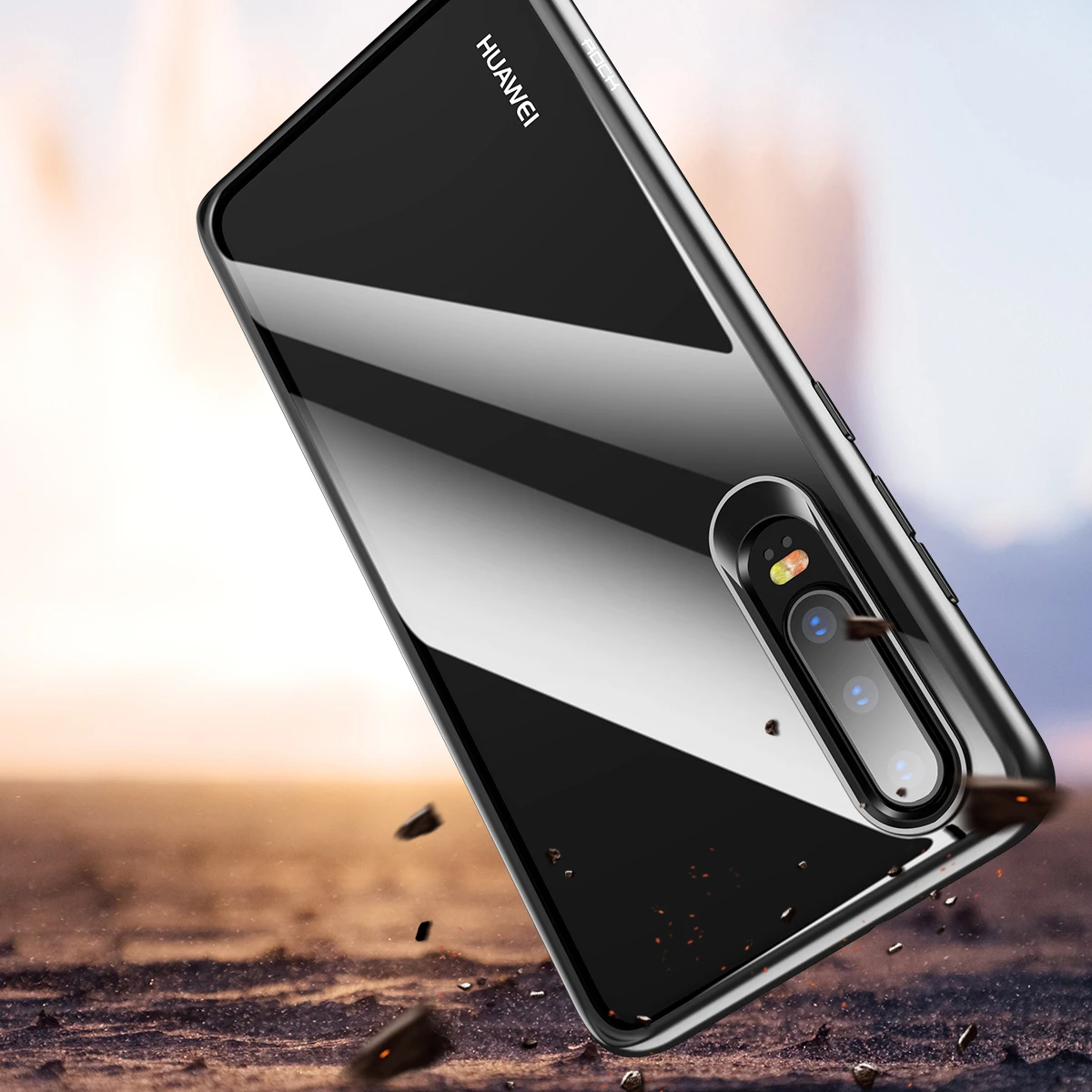 Рок-н-чехол для huawei p 30/P30 Pro Чехол с кристаллами, прозрачная, для телефона защита soфт+ Твердый Чехол-Гибрид Для huawei p 30 p30 крышка